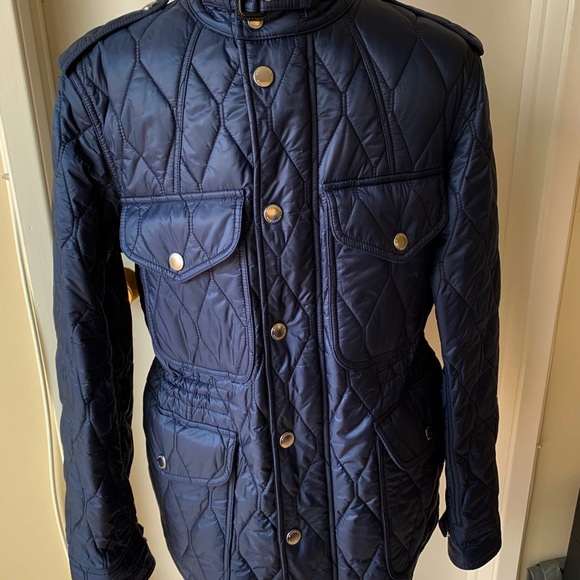 Burberry Men’s Garrington Quilted Field Navy Bova - Picture 4 of 14